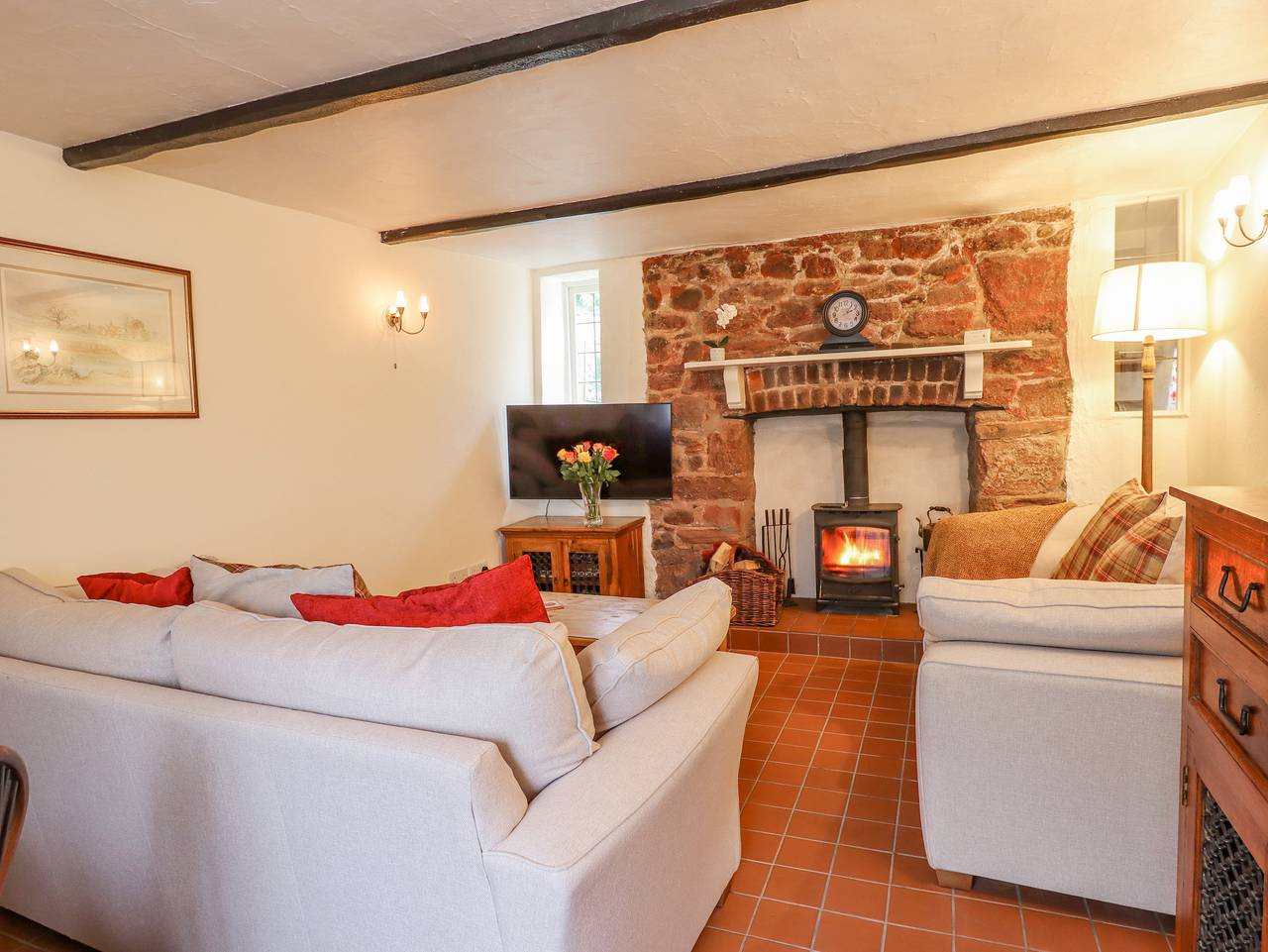 Rose Cottage in Holcombe in Dawlish, Devon