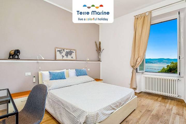 Gîte pour 4 personnes, avec Balcon/Terrasse à La Spezia