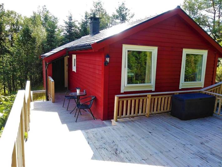 Ferienhaus für 5 Personen, mit Terrasse und Ausblick