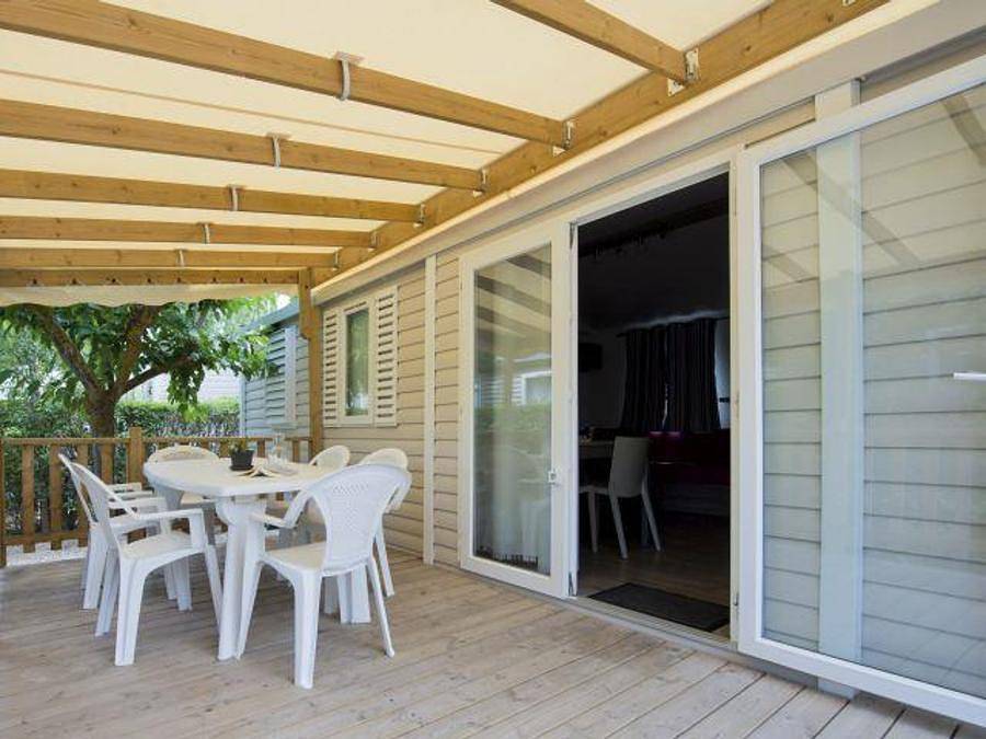 Camping Le Trivoly - Mobilheim 6 personen - karibik klimatisiert - 2 Schlafzimmer in Torreilles, Côte d'Améthyste