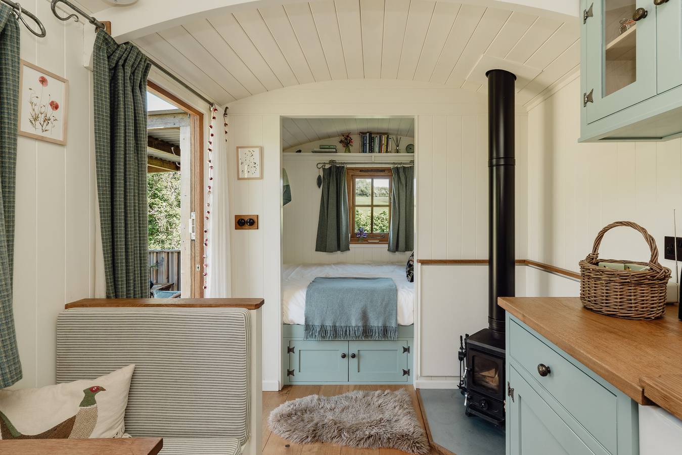 Hut voor 2 personen met tuin in Dorset