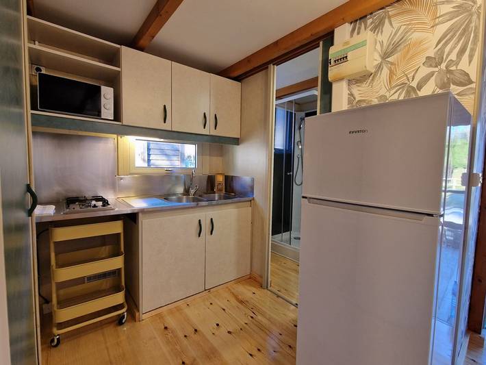 24m² Bungalow mit Terrasse - 2 Schlafzimmer für 4 Personen in Ruiloba, Kantabrische Küste