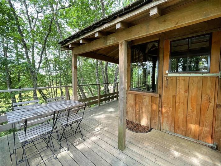 Cabane en bois pour 6 personnes dans le Gers