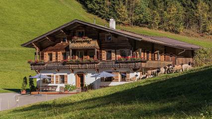 Bauernhof für 4 Personen, mit Balkon und Garten, kinderfreundlich in Ellmau
