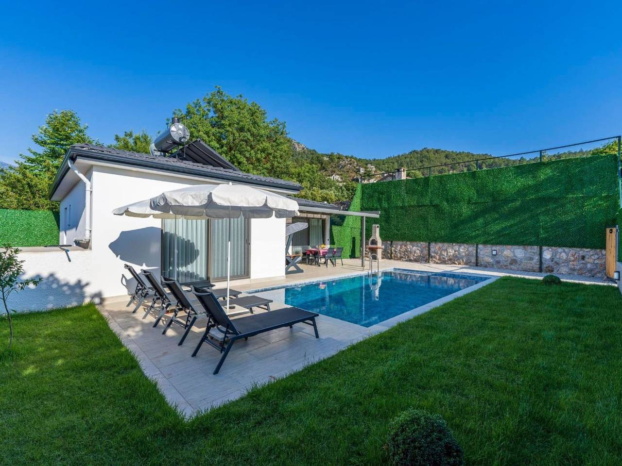 Casa de vacaciones para 4 personas con terraza in Kayaköy, Muğla