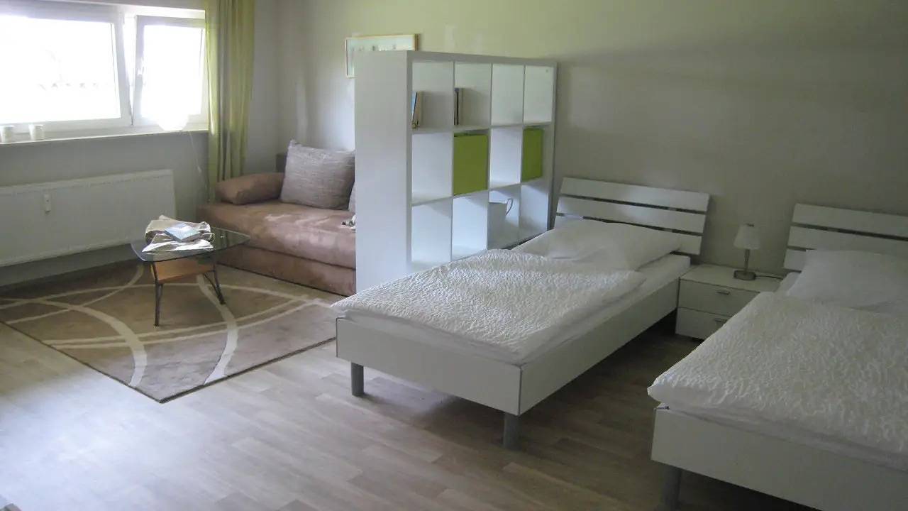 Ganze Ferienwohnung, Ferienwohnung für 3 Personen (45 m²) in Bad Vilbel in Bad Vilbel, Wetterau