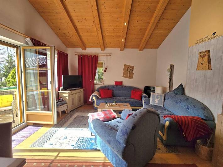 Ferienwohnung für 3 Personen, mit Ausblick und Garten, kinderfreundlich in Höfen - 3