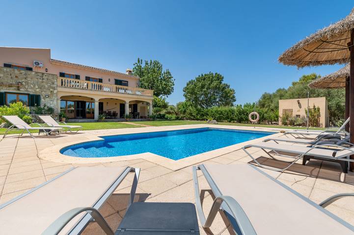 Holiday Villa “Es Vela I” with Ocean View, Mountain View in Muro, North Majorca