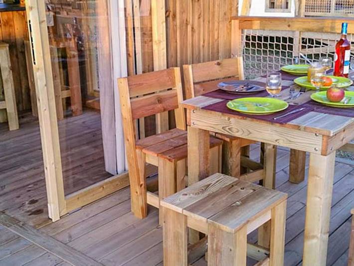 Lodges de Blois Chambord - Mobilheim 4 personen - Lodge Auf Stelzen Komfort + in Mont-près-Chambord, Sologne
