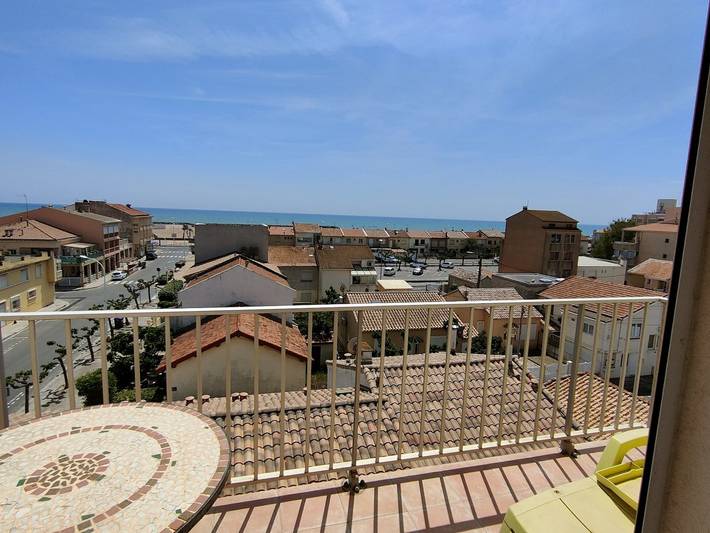 Gîte pour 4 personnes, avec terrasse, animaux acceptés dans Plage Centrale (Valras-Plage)