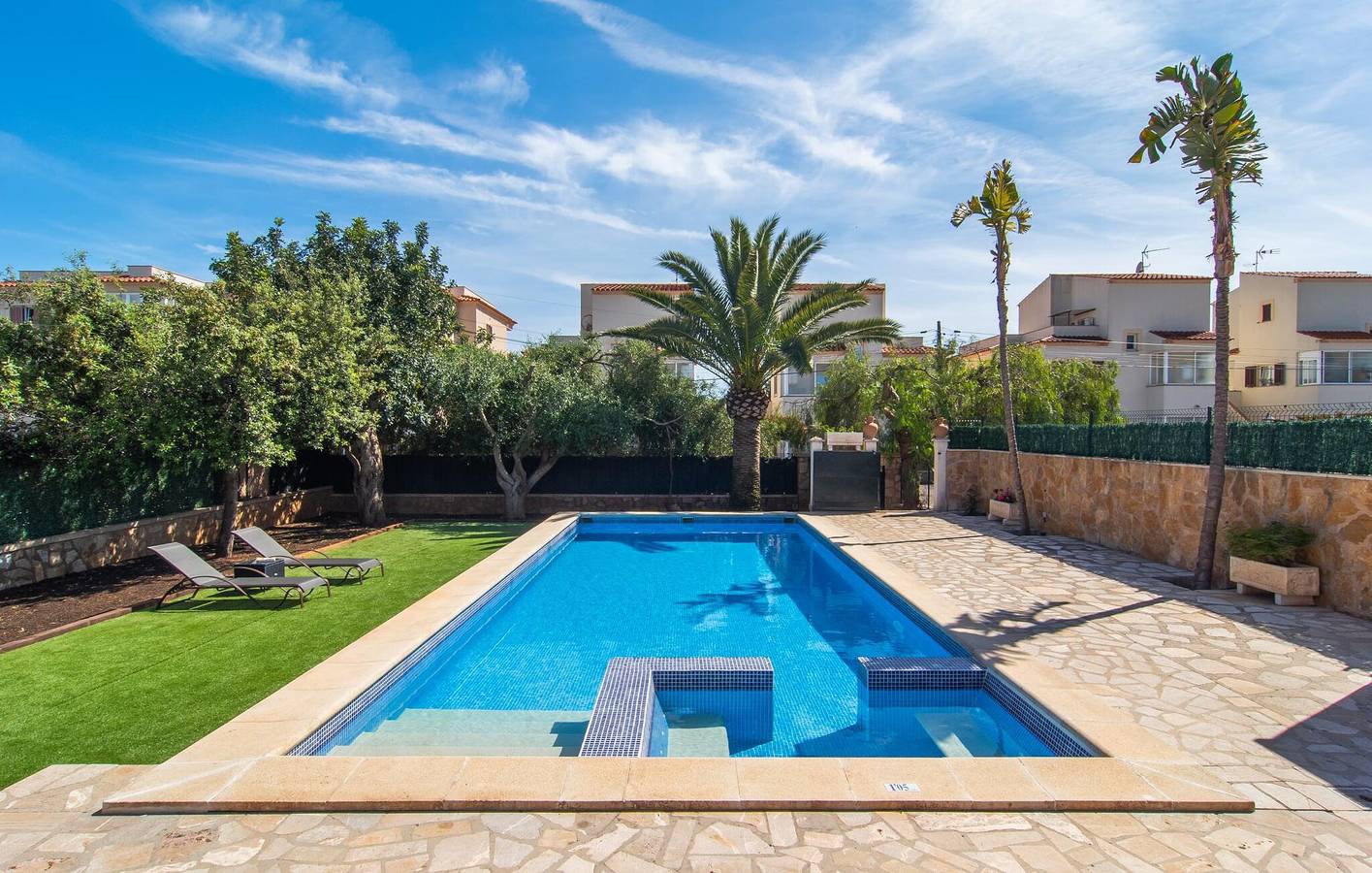 Entspannender Rückzugsort mit Pool und Terrasse, 1,5 km zum Strand von Arenal in Portocolom, Felanitx