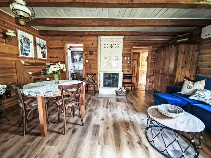 Apartament wakacyjny dla 4 osób, z taras i ogród w Białowieża