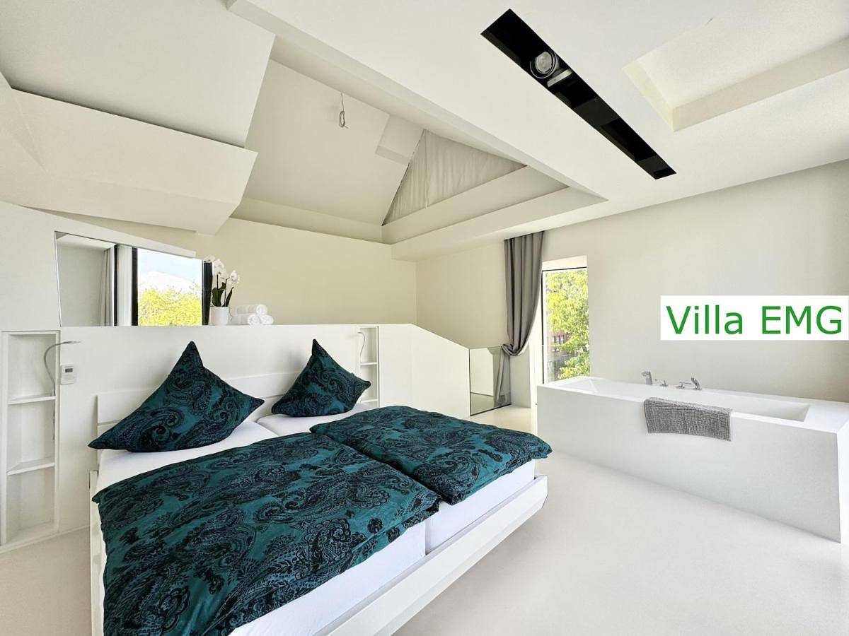 Einzigartige Luxus Design Villa Emg Warendorf nah Münster mit Garten direkt an der Ems, bis max 10 Personen in Warendorf, Kreis Warendorf