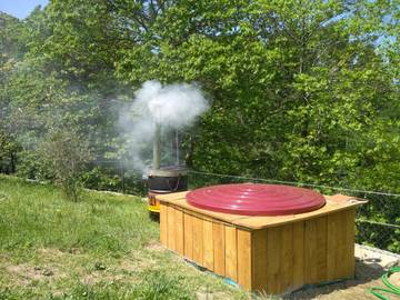 Casa de vacaciones para 6 personas, con vistas y piscina además de sauna y jardín, Se admiten mascotas en Comarca de Pontevedra