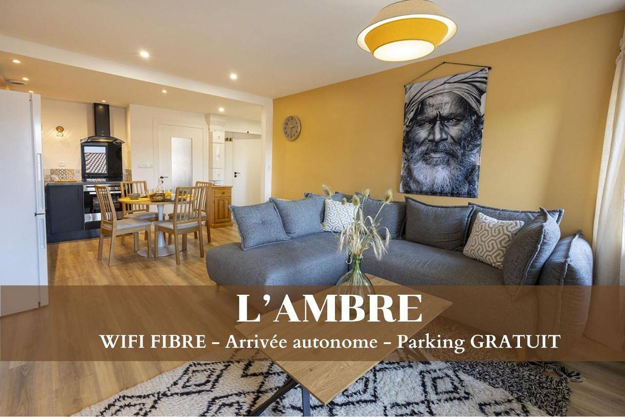 Appartement entier, L'Ambre - 1 à 4P - Wifi Fibre - Parking Gratuit in Pont-d'Ain, Ain