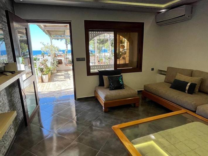 Maison de vacances pour 7 personnes, avec terrasse ainsi que vue et jardin