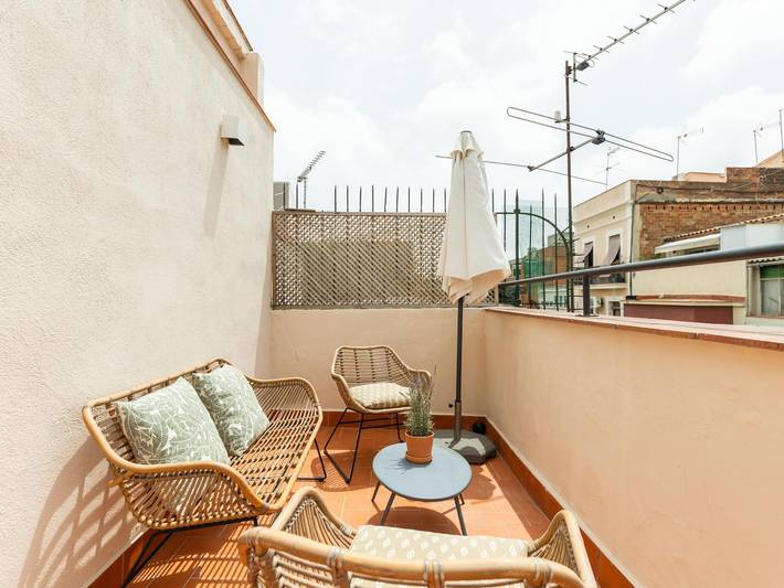 Ferienwohnung für 4 Personen, mit Terrasse in Barcelona - 2