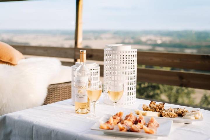 Maison d’hôte pour 3 personnes, avec vue ainsi que piscine et jardin à Pimbo - 2