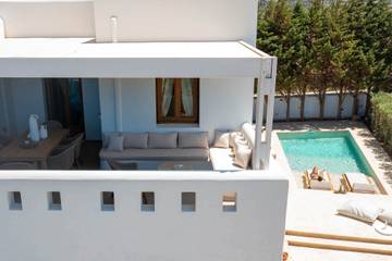 Villa für 9 Personen, mit Pool und Meerblick sowie Garten auf Naxos