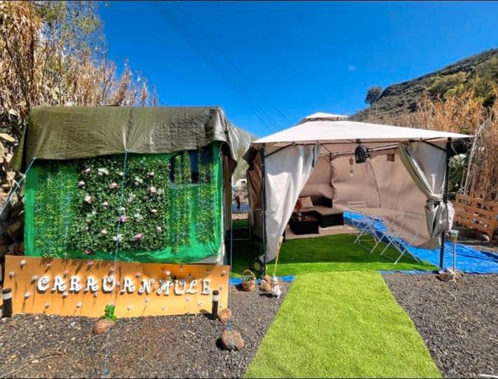 Camping für 2 Personen, mit Garten, mit Haustier auf Gran Canaria