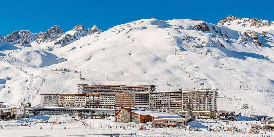 Apartamento para 4 personas, con vistas al lago y balcón en Tignes