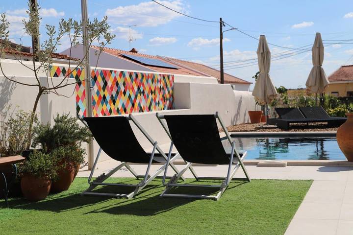 Casa rural para 2 personas, con jardín además de piscina y vistas en Distrito de Évora - 4