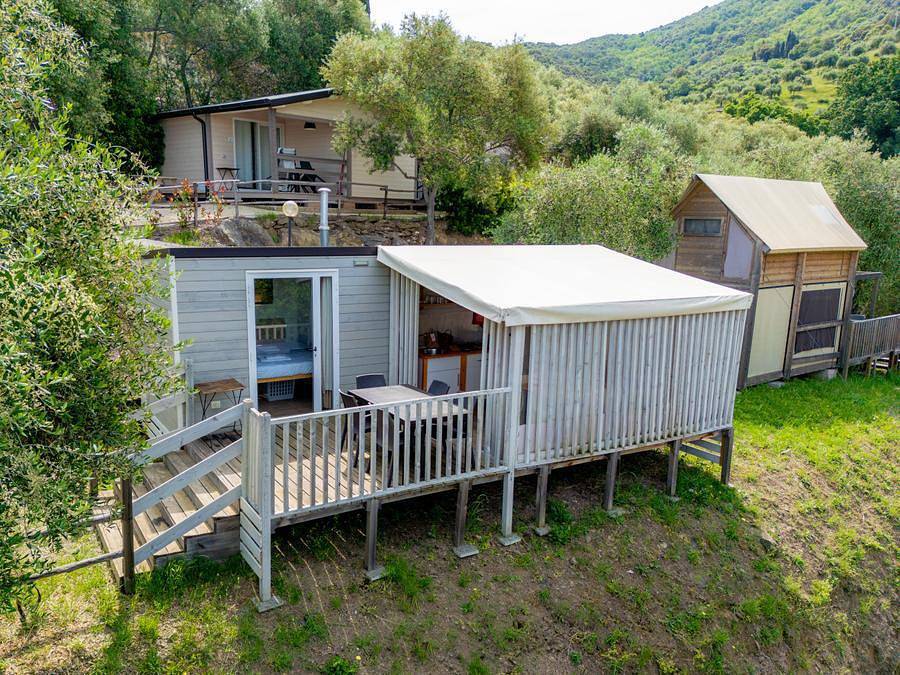 Vallicella Glamping Resort - Mobilheim 5 personen - Cleveres Häuschen in Scarlino, Grosseto Provinz