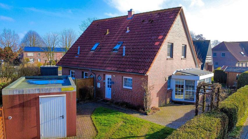 Ferienhaus für 6 Personen, mit Garten, mit Haustier in Westerbur
