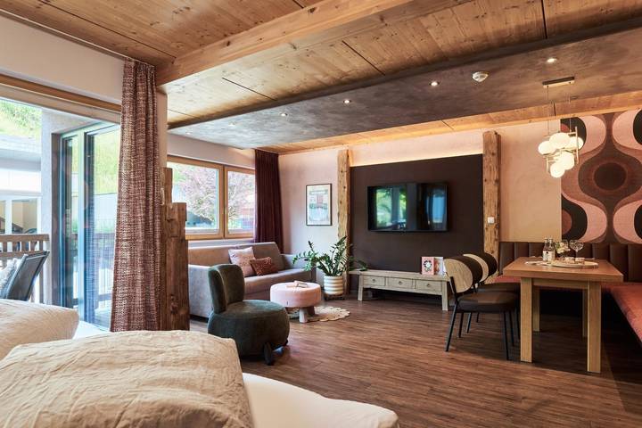 Ferienwohnung für 4 Personen, mit Balkon und Terrasse