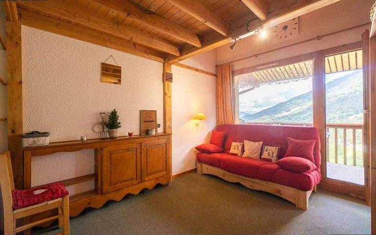 Studio voor 4 personen, met terras in Valmorel