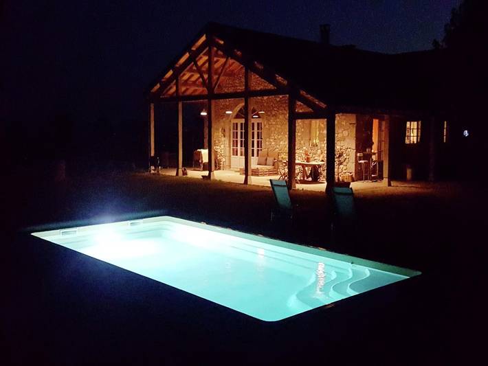 Cottage pour 6 personnes, avec piscine et jardin, animaux acceptés à Fargues-sur-Ourbise