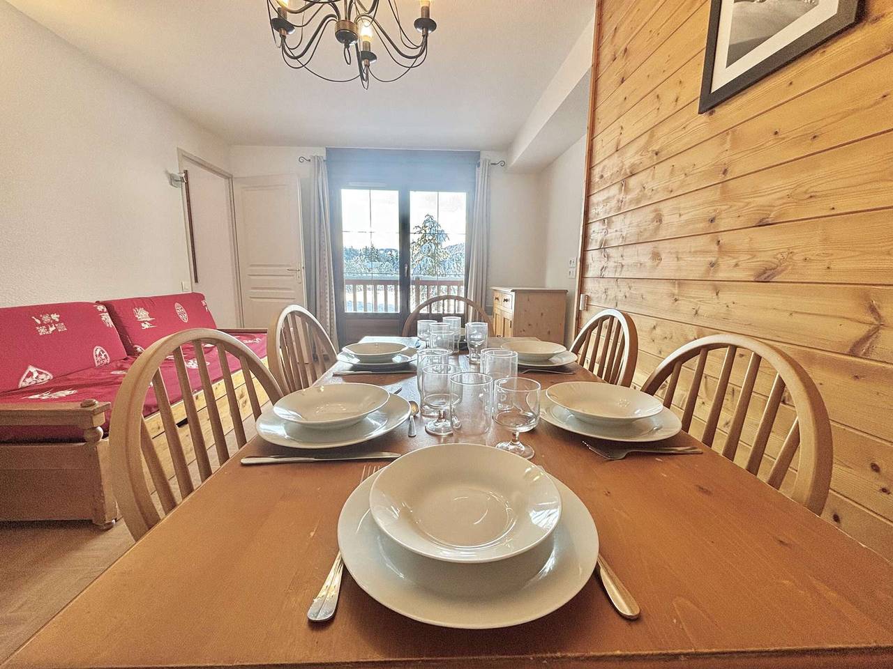 Apartamento entero, Apartamento en Flumet con piscina y parking para 6 personas in Flumet, Albertville region