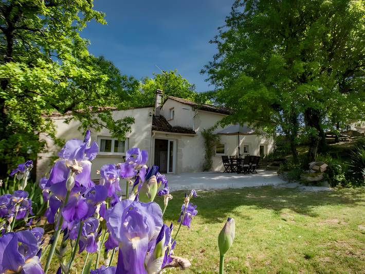 Gîte con encanto en Fargues (Prayssac/Montcuq) — Piscina privada, spa y vistas a viñedos de Cahors in Fargues, Quercy