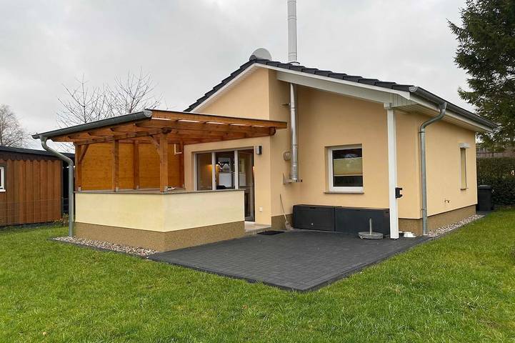 Ferienhaus für 4 Personen, mit Terrasse und Garten, mit Haustier