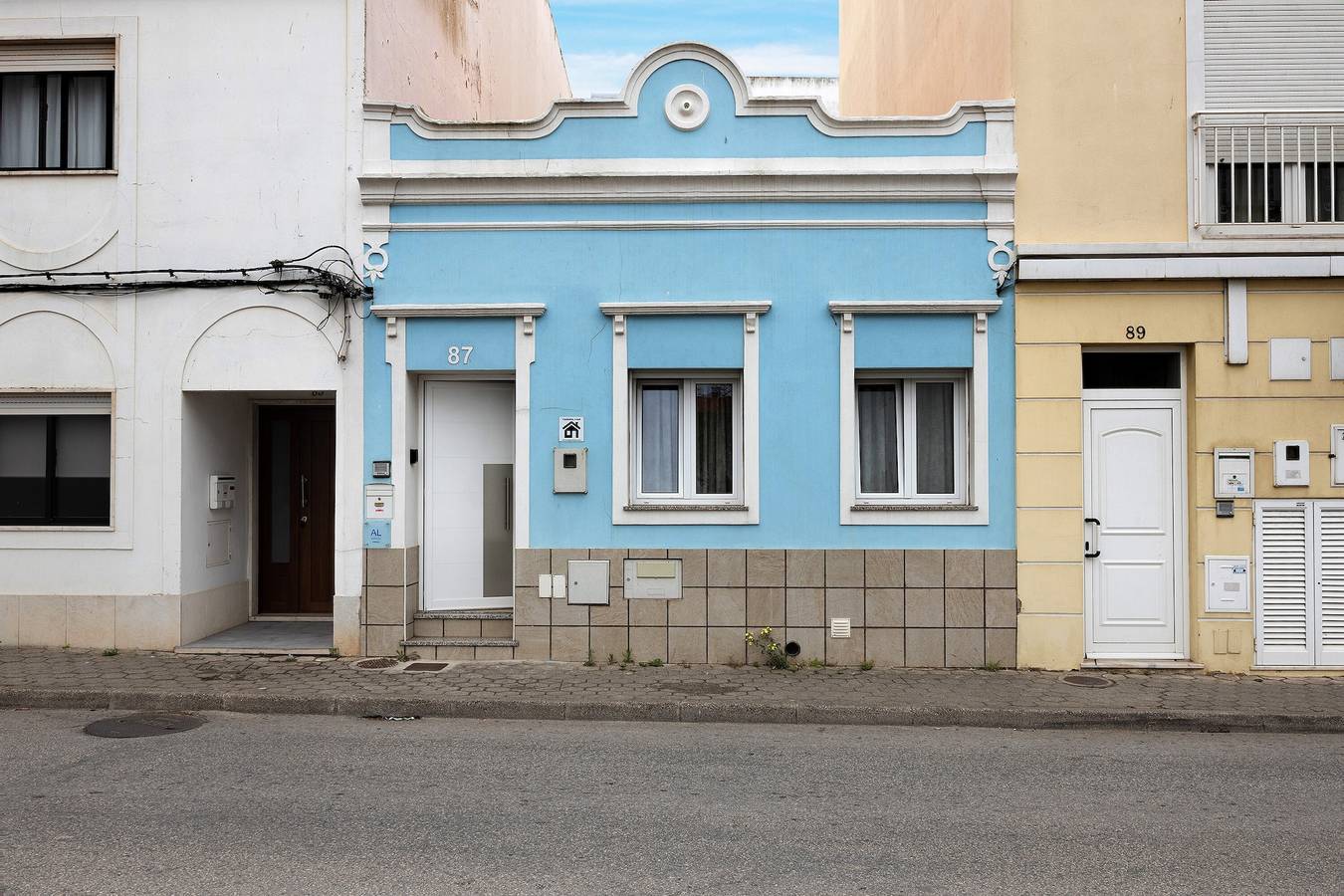 Casa vacanze "Casinha Azul" con 2 terrazze private, aria condizionata e Wi-Fi in Santa Maria, Lagos