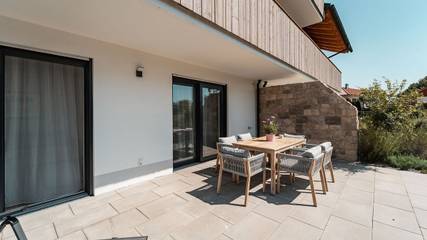 Ferienwohnung für 4 Personen, mit Terrasse, kinderfreundlich in Übersee