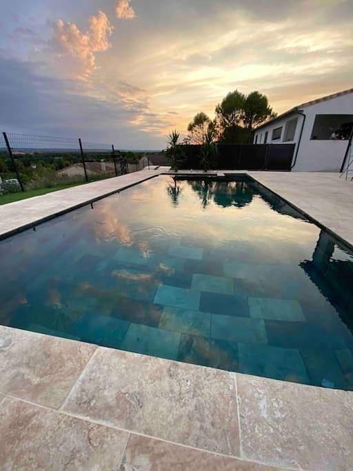 Villa pour 10 personnes, avec vue et balcon ainsi que piscine et jardin dans Lauragais - 3