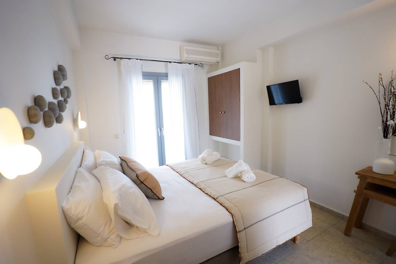 Casa Vacanze 'Seaview Mastrozane Studio 3 Andros' con vista mare, Wi-Fi e aria condizionata in Andros