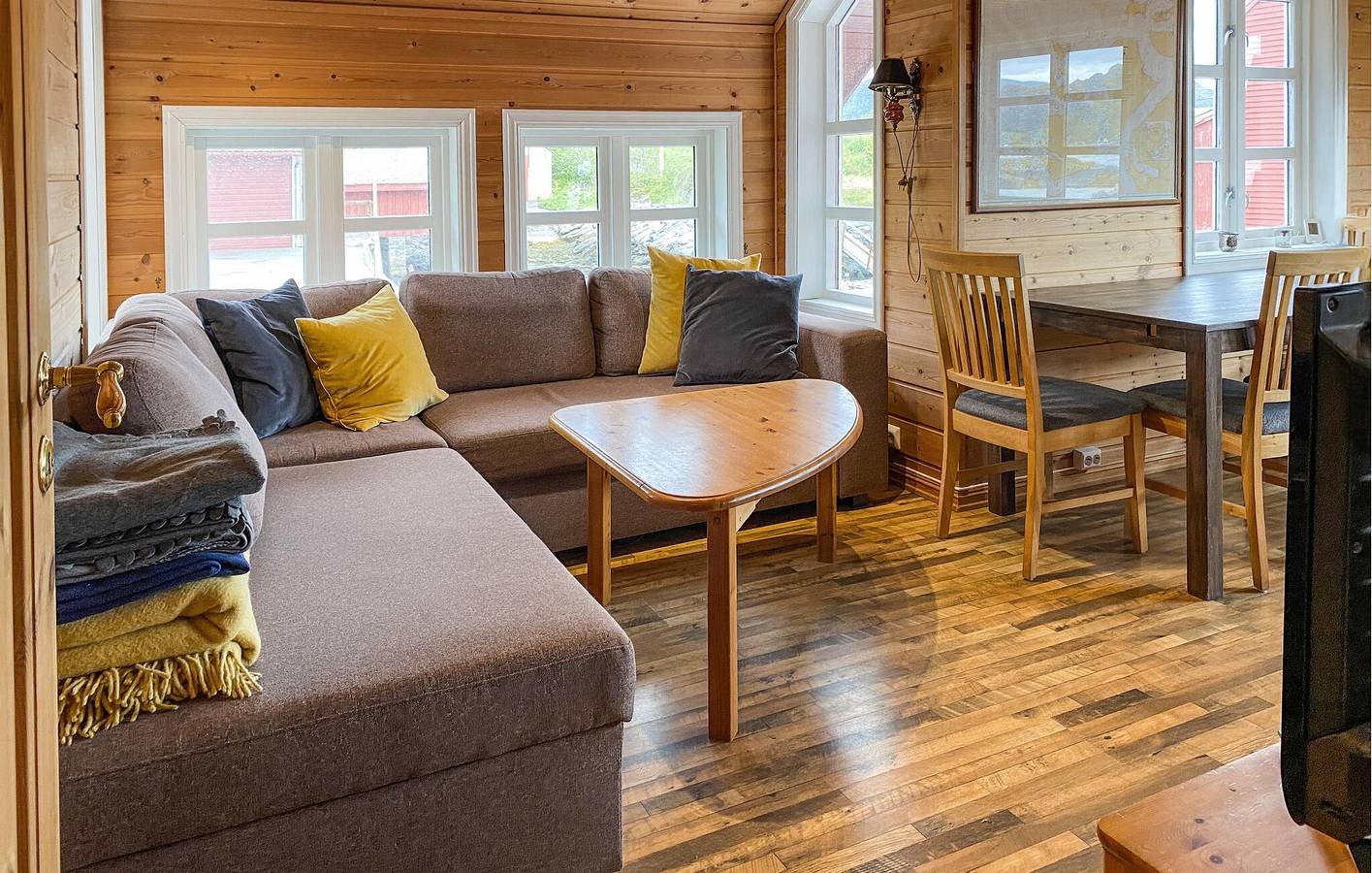 Ferienhaus für 6 Personen mit Ausblick in Herøy