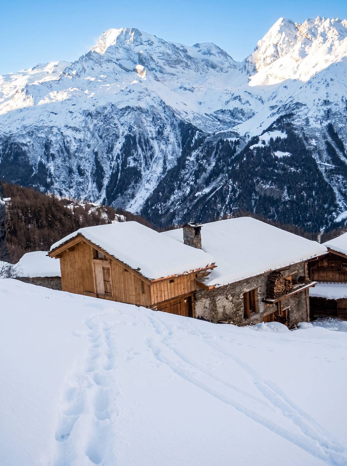 Chalet confortable à Sainte-Foy-Tarentaise avec vue sur la montagne in Sainte-Foy-Tarentaise, Massif du Ruitor