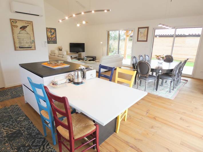 Gîte pour 6 personnes, avec terrasse et jacuzzi ainsi que sauna et jardin dans Biscarrosse (bourg) - 3