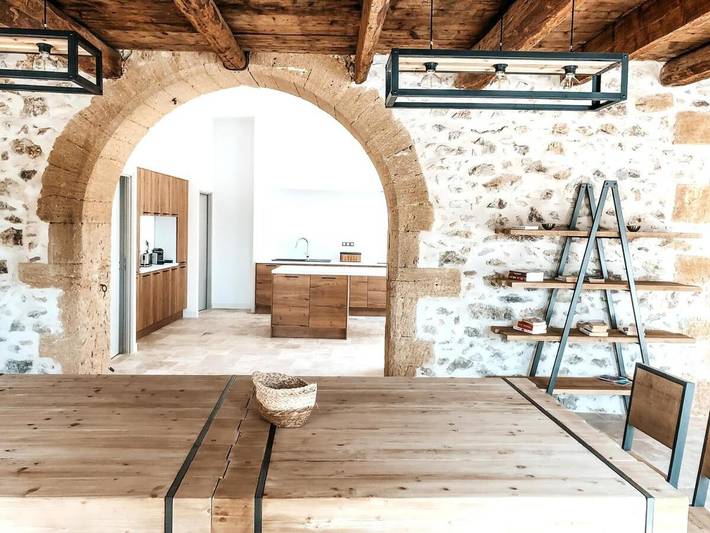 Maison de vacances pour 12 personnes, avec Terrasse et Jardin ainsi que Piscine et Vue