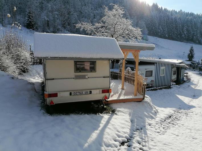 Caravan in Oberstaufen, Souabe (Bavière)