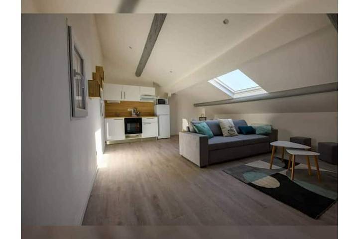 Entire apartment, ⭐️Apartment near the train station and the Polygone shopping center⭐️ in Béziers, Mediterranean Coast (France)