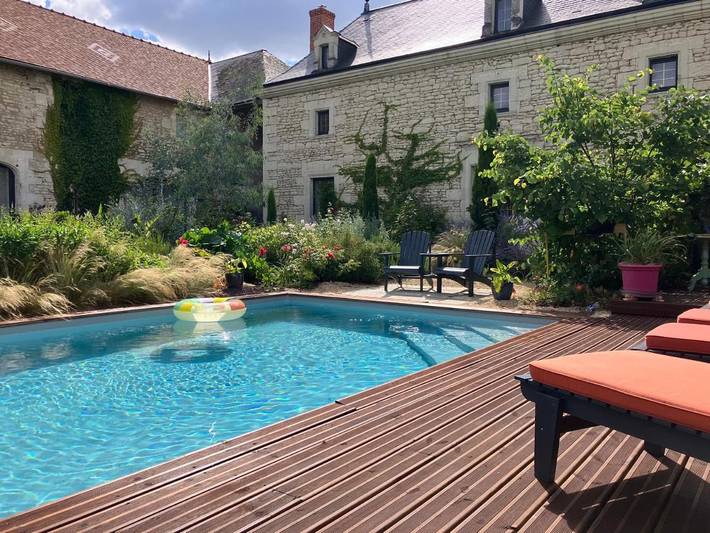 Chambre d’hôte pour 2 personnes, avec Terrasse ainsi que Jardin et Piscine