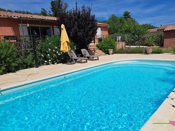 Cottage pour 6 personnes, avec jardin ainsi que piscine et vue, animaux acceptés à Camps-la-Source