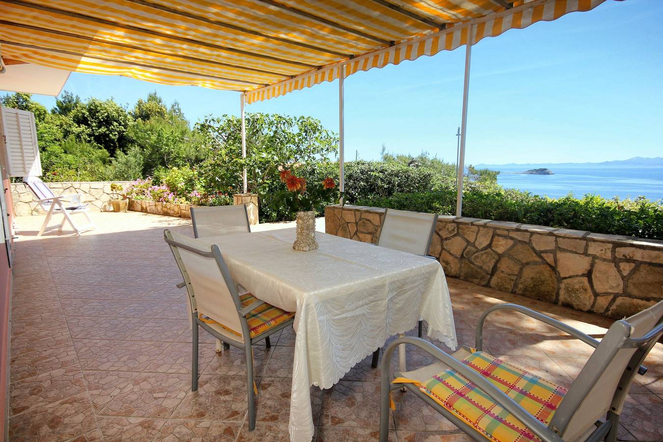 Ganze Wohnung, 2-Zimmer-Ferienwohnung am Strand Prizba (Korcula) A-10061-d in Blato, Korcula