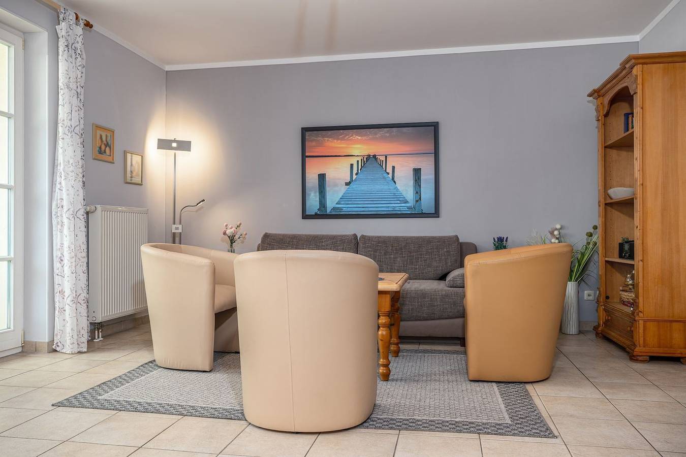 Appartement entier, Erdgeschoss-Wohnung So2 im Haus Strandoase im Ostseebad Wustrow in Wustrow, Fischland