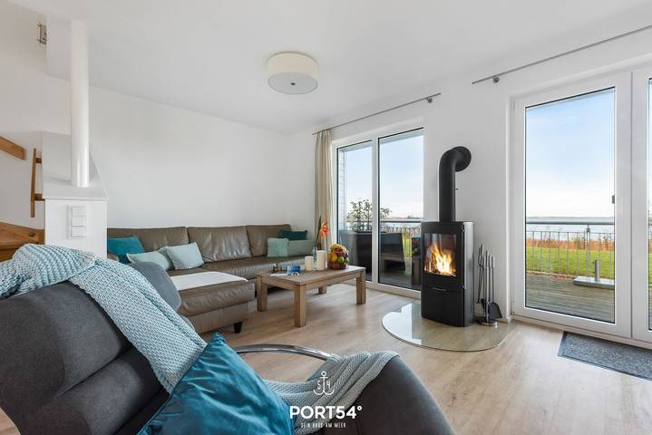 Ferienhaus mit Meerblick für 6 Personen, mit Terrasse und Sauna sowie Ausblick, mit Haustier in Schlei - 4