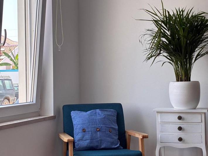 Apartamento de férias para 2 pessoas, com vista e varanda em Vila Nova de Milfontes